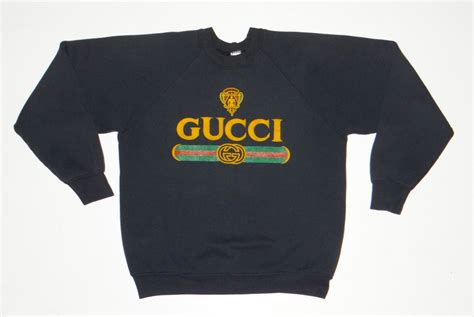 vintage gucci logo sweater